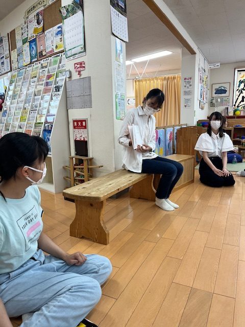 横浜市緑区地域子育て支援拠点いっぽに学生がお邪魔しました