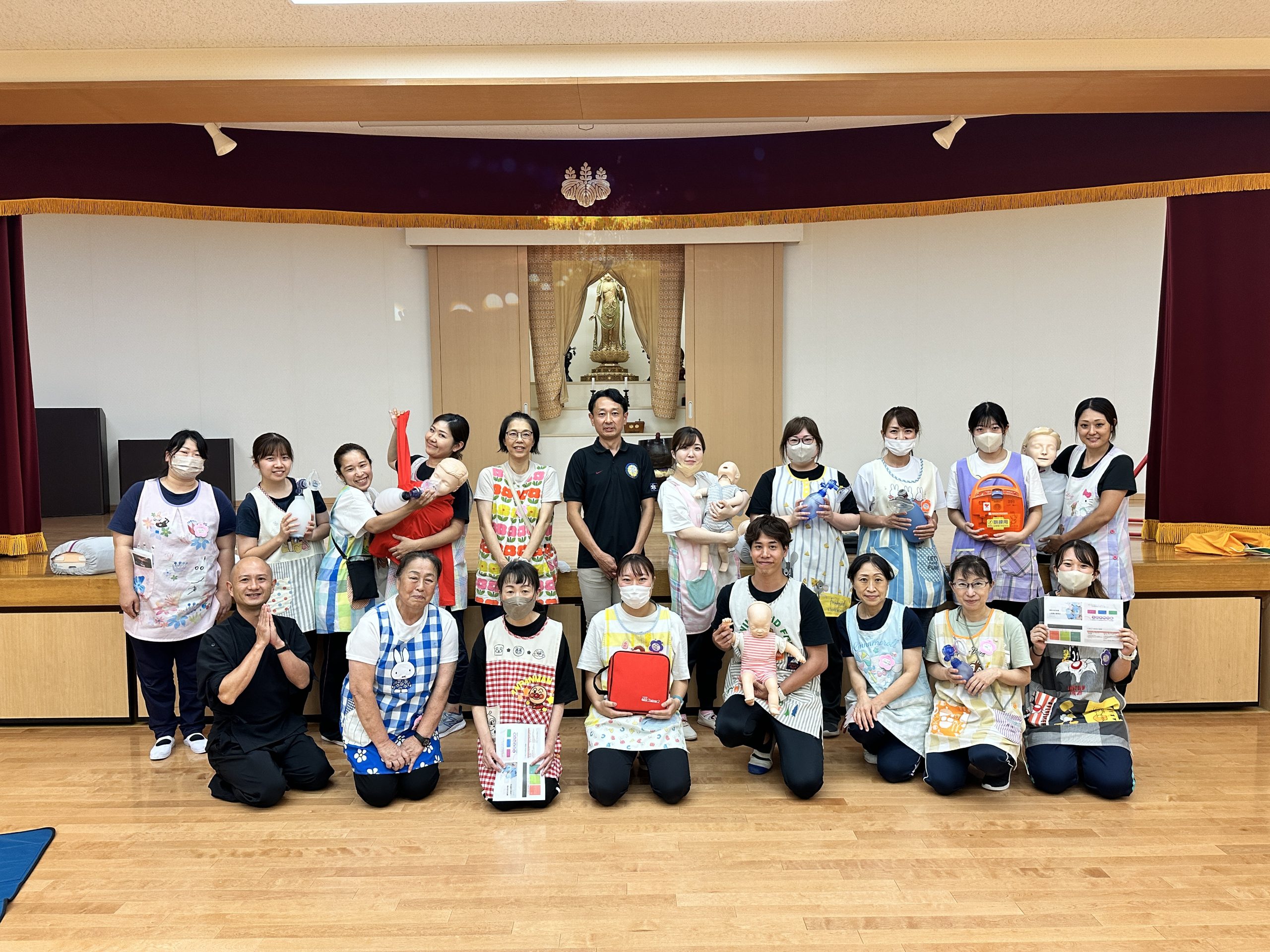 看護学部の杉山講師が保育士向け心肺蘇生講習会を行いました